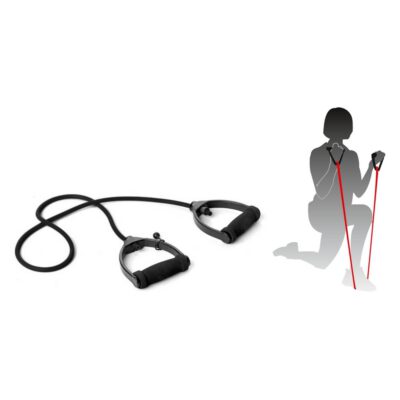 ELÁSTICO DE RESISTENCIA CARGA FORTE - PRETO