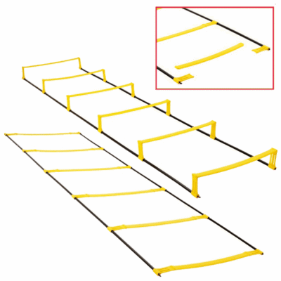 ESCADA DE AGILIDADE BARREIRA 2 EM 1