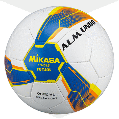 BOLA FUTSAL MIKASA FS451B-BLY T4