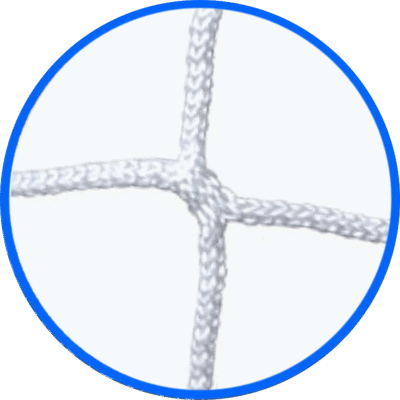 REDE BALIZA ANDEBOL/FUTSAL SEM NOS POLIPROPILENO 3 MM - 100  (X2)