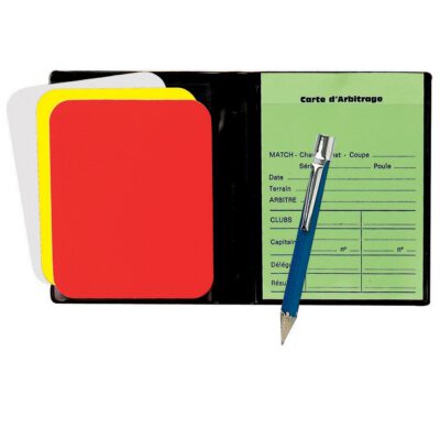 SET CARTOES ARBITRO FUTEBOL
