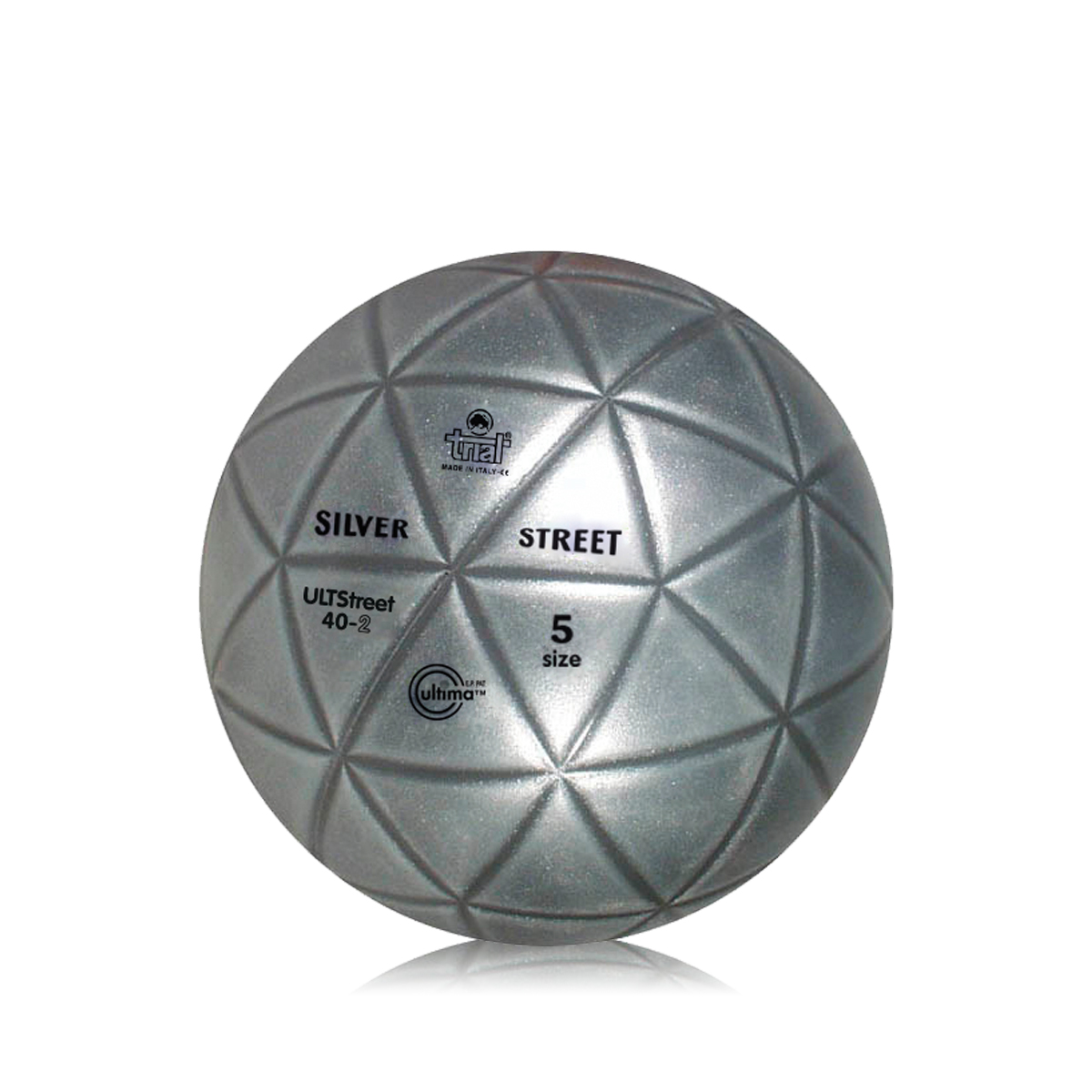 BOLA FUTEBOL TRIAL TRIANGULOS STREET SILVER TM 5