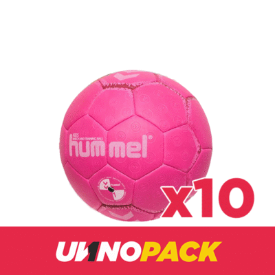 UNNOPACK BALON BALONMANO HUMMEL KIDS ROSA - 10 UDS