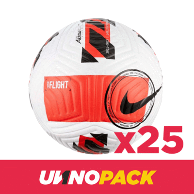 UNNOPACK BOLA FUTEBOL NIKE FLIGHT BALL TM 5 - 25 UDS