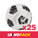 UNNOPACK BOLA FUTEBOL NIKE CLUB ELITE TEAM SILBER TM 5 - 25 UDS