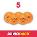UNNOPACK BALON BALONMANO SELECT MUNDO V22 NARANJA - 5 UDS