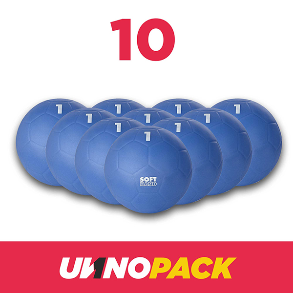 UNNOPACK BOLA ANDEBOL SOFT'HAND - 10 UND