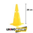 CONE PERFURADO 30 CM UNNOSPORT - PACK 12 UDS