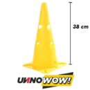 CONE PERFURADO 38 CM UNNOSPORT - PACK 12 UDS